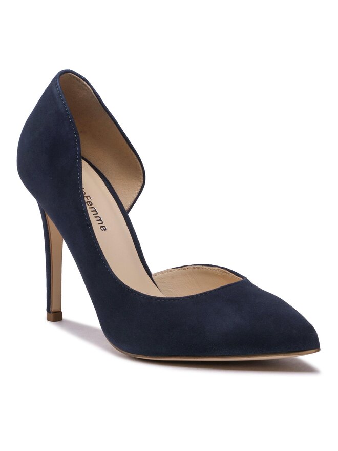 Solo Femme High Heels Solo Femme 34278-A8-K33/000-04-00 Dunkelblau