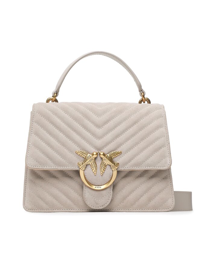 PINKO Ročna torba Pinko Love One Top Handle Classic Ligh Siva