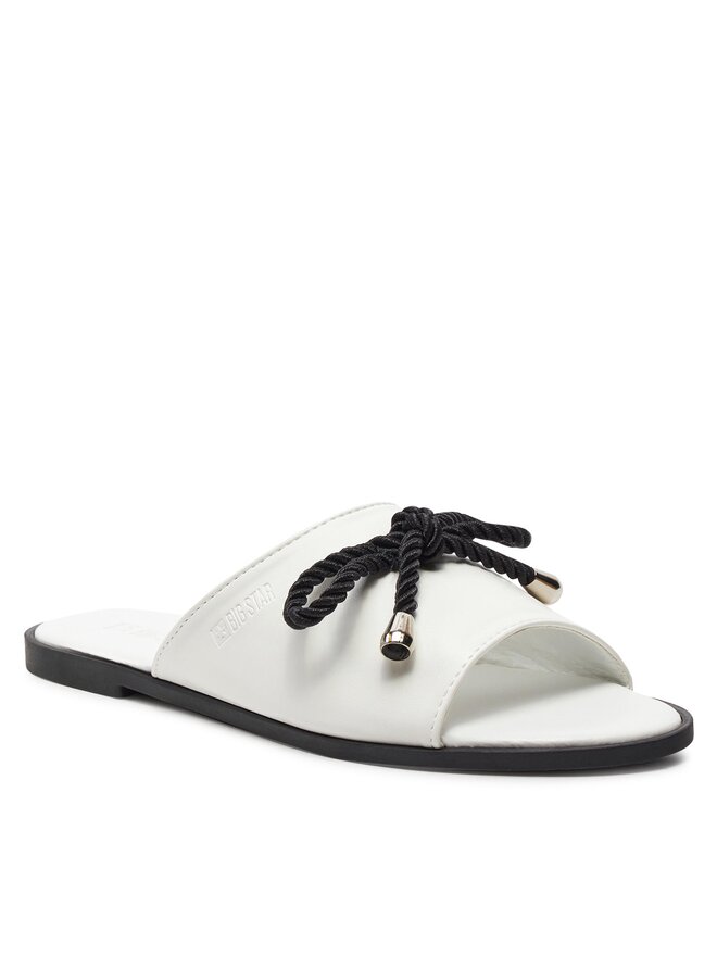 Big Star Shoes Klapki Big Star Shoes NN274067 Biały
