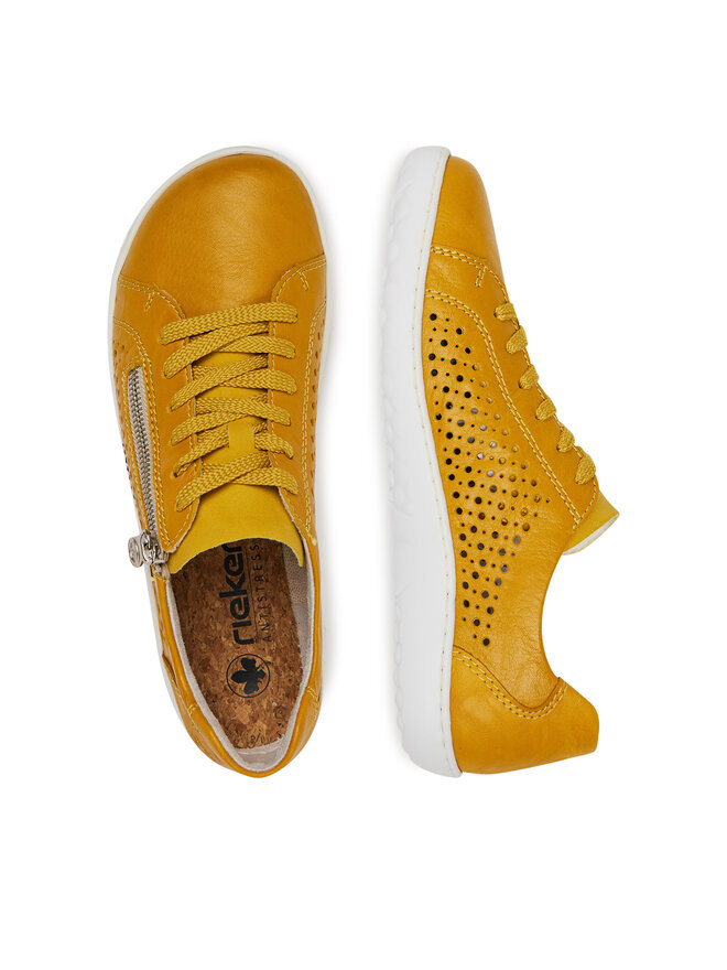 Rieker Sneakersy Rieker 52824-68 Žltá