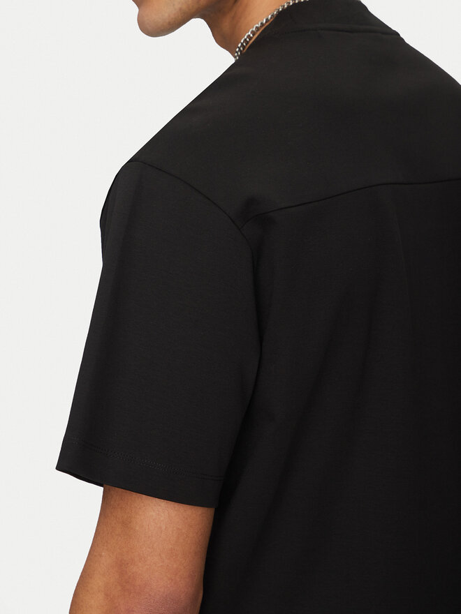 HUGO HUGO T-Shirt Debostac 50535499 Μαύρο Relaxed Fit