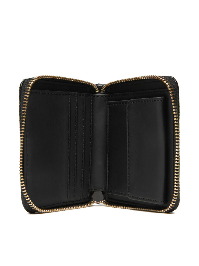Guess Малък дамски портфейл Guess Aldina Slg SWGG96 63137 Черен