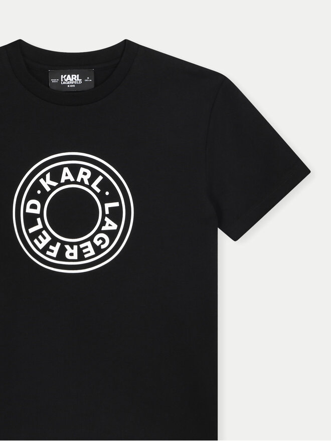 Karl Lagerfeld Kids Karl Lagerfeld Kids T-Shirt Z30235 S Μαύρο Regular Fit