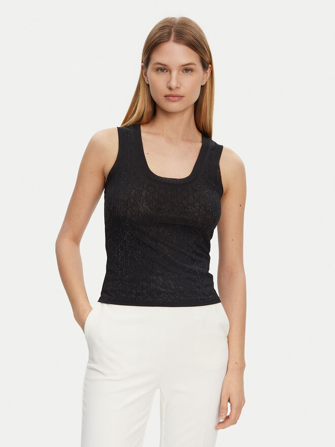 Marciano Guess Marciano Guess Τοπ 5RGP21 6311A Μαύρο Regular Fit