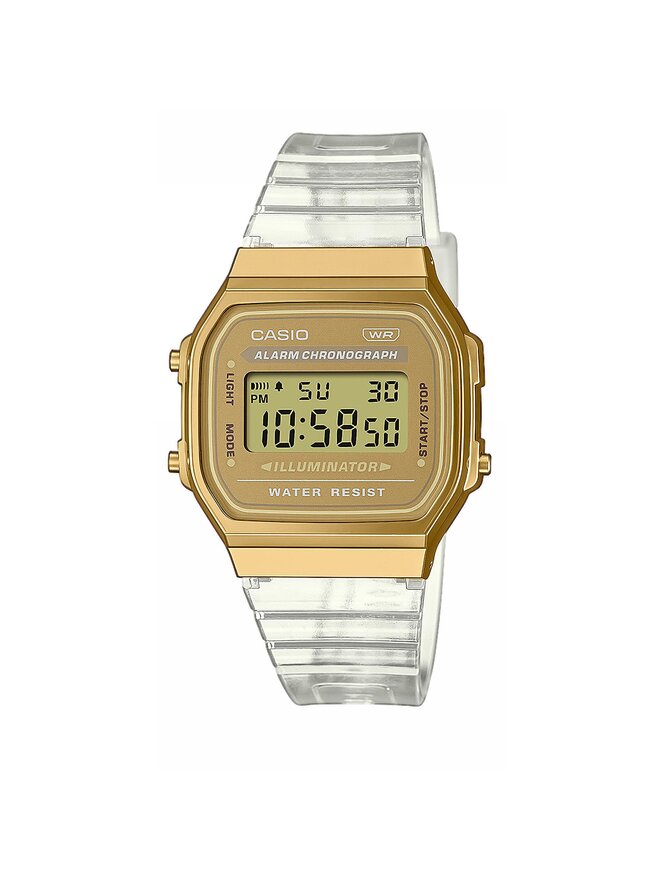 Casio Uhr Casio Vintage Digital A168XESG-9AEF Goldfarben