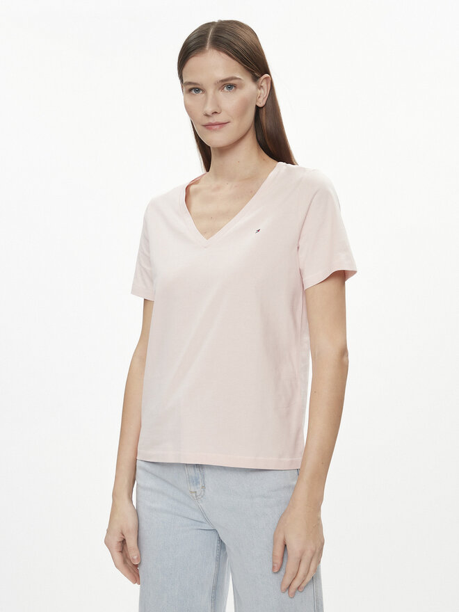 Tommy Hilfiger Tommy Hilfiger Marškinėliai Modern WW0WW39781 Rožinė Regular Fit