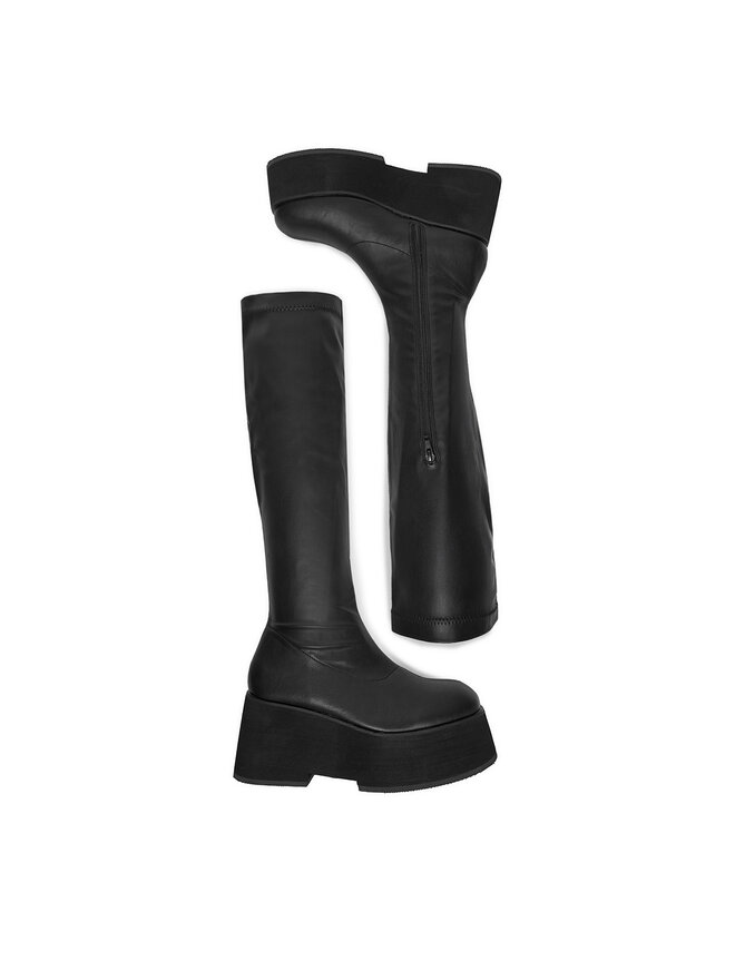 DeeZee Overknees DeeZee W3LH164802H Schwarz