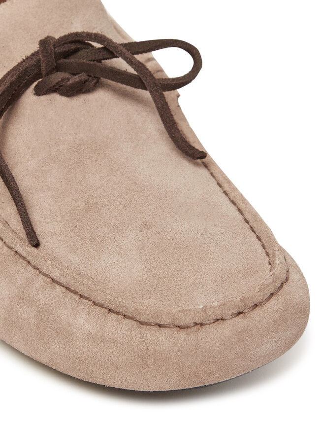 Tommy Hilfiger Мокасини Tommy Hilfiger Hilfiger Folded Suede Driver FM0FM05385 Бежов