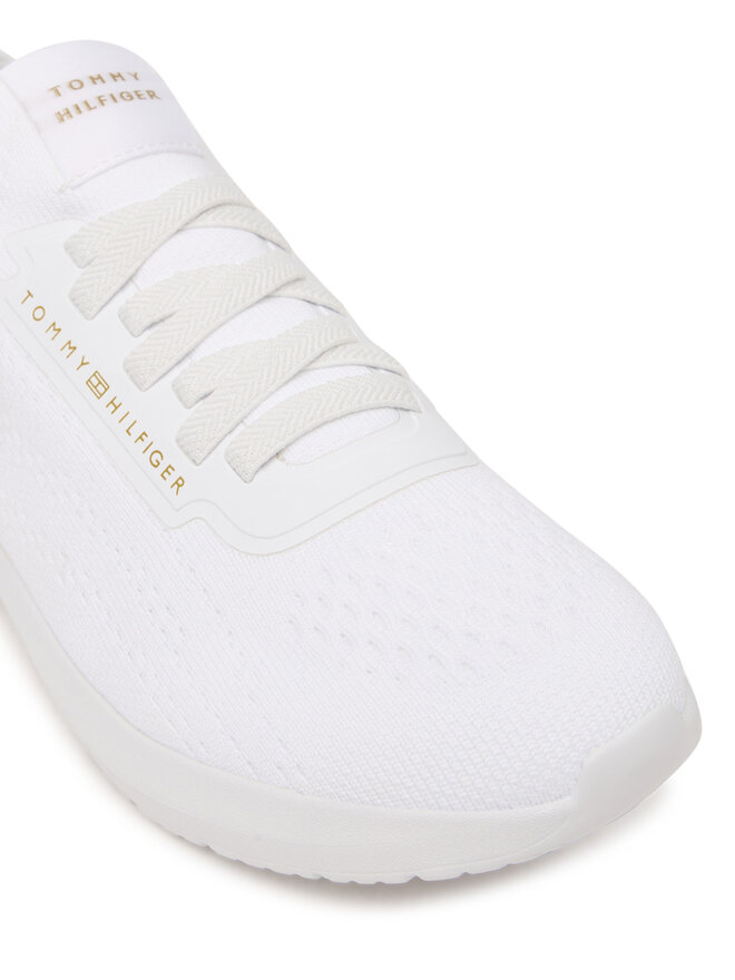 Tommy Hilfiger Sneakers Tommy Hilfiger Knit Extralight Runner FW0FW09112 Weiß