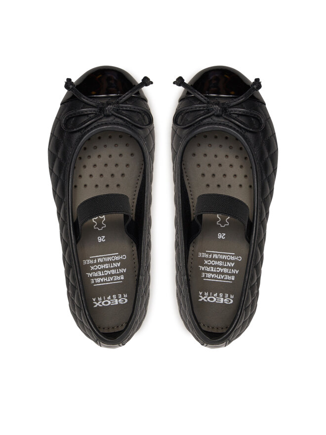 Geox Балеринки Geox J Plie' B J5455B 08502 C9999 M Черен