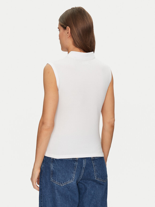 Guess Jeans Guess Jeans Pólóing W5GP24 KCYR1 Fehér Regular Fit