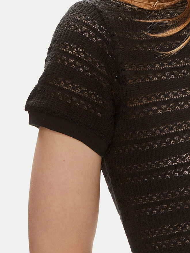 Pieces Pieces T-Shirt Agda 17148867 Μαύρο Loose Fit