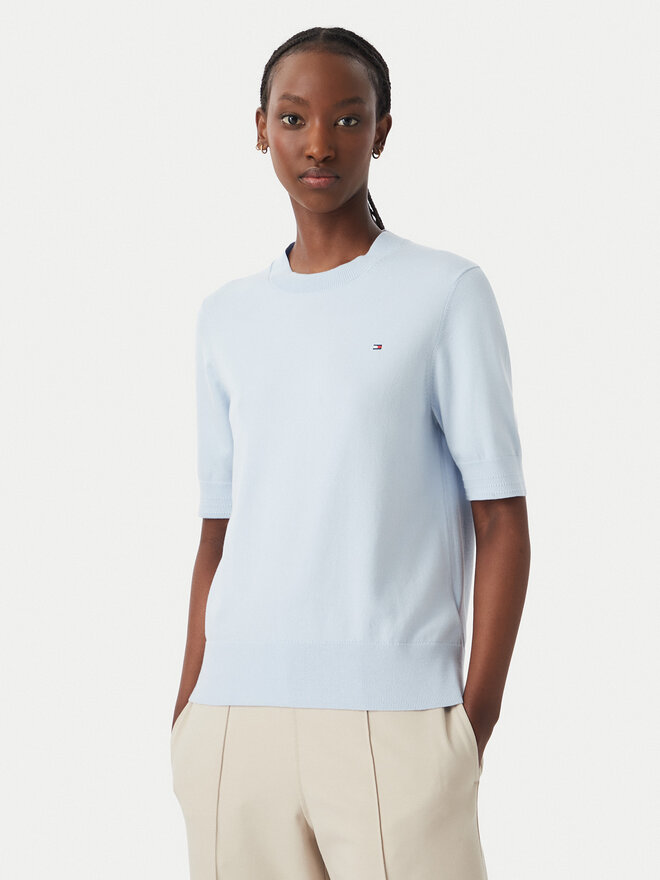 Tommy Hilfiger Tommy Hilfiger Pullover WW0WW49705 Blau Slim Fit