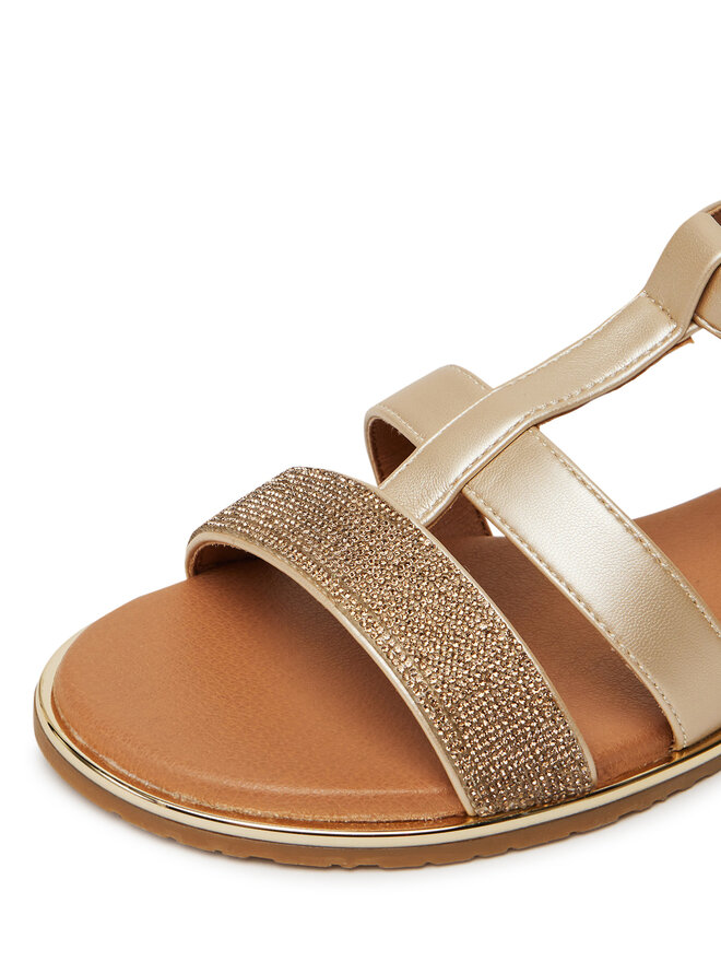 Tommy Hilfiger Sandale Tommy Hilfiger T3A2-33781-1372 S Zlatna