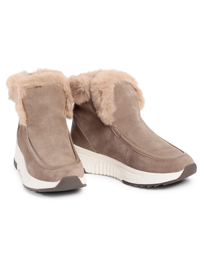 Geox Polokozačky Geox D Falena B Abx B D04HXB 02285 C5005 Béžová