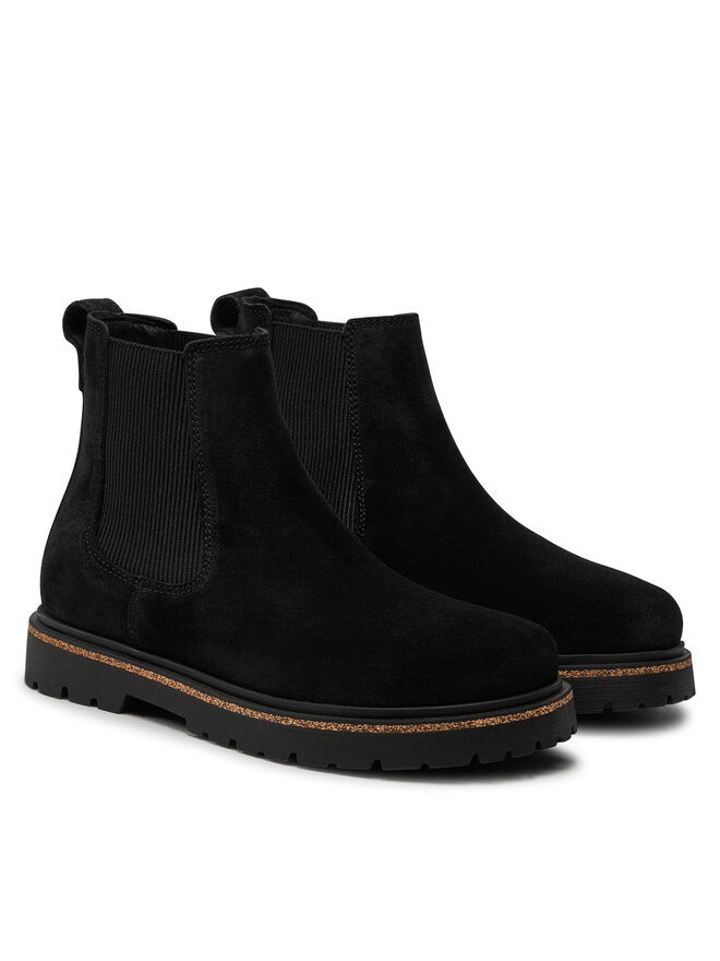 Birkenstock Kotníková obuv s elastickým prvkem Birkenstock Highwood Slip On Mid W Leve 1028211 Černá