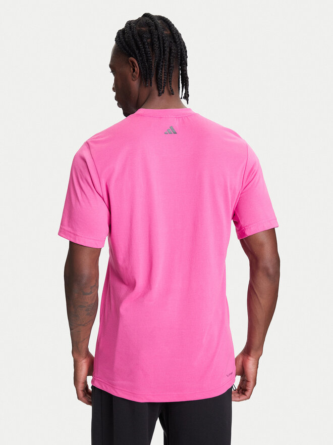 adidas adidas Футболка Jeremy Scott JL7619 Рожевий Regular Fit
