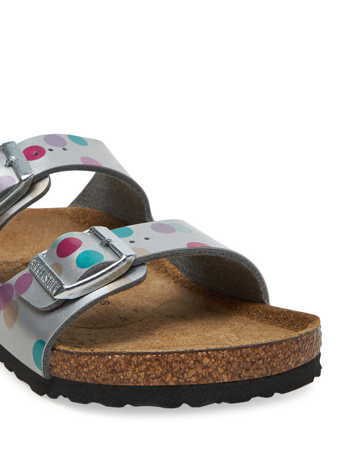 Birkenstock Klapki Birkenstock Arizona Kids 1029842 S Srebrny