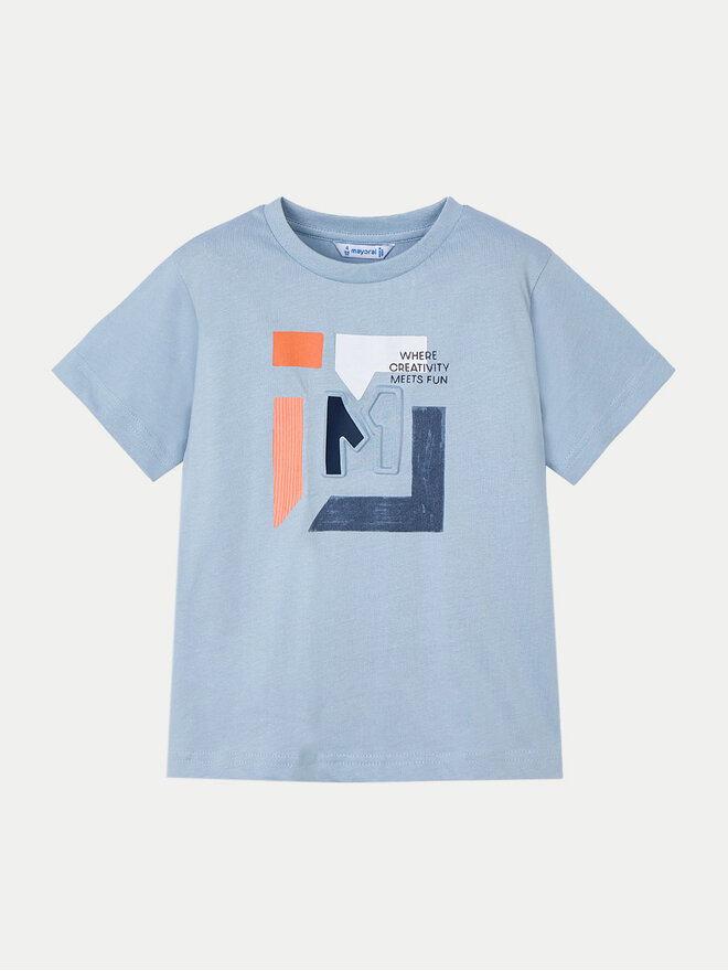 Mayoral Mayoral T-Shirt 3030 Μπλε Regular Fit