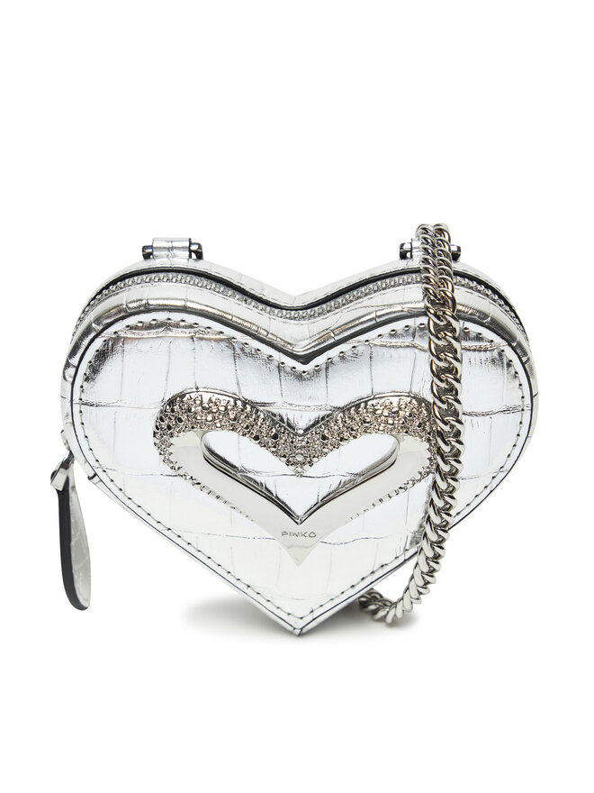 PINKO Monētu maciņš PINKO Heart Pills Holder . AI 24-25 PCPL 103835 A1W5 Sudraba