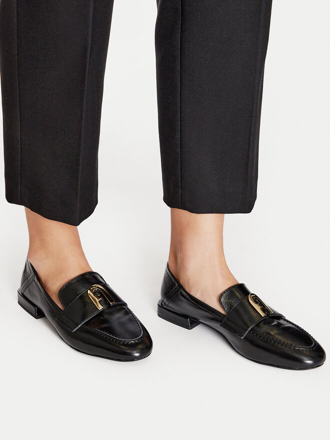 Furla Loaferke Furla 1927 YE47ACO-W36000-O6000-1-007-20-IT Črna