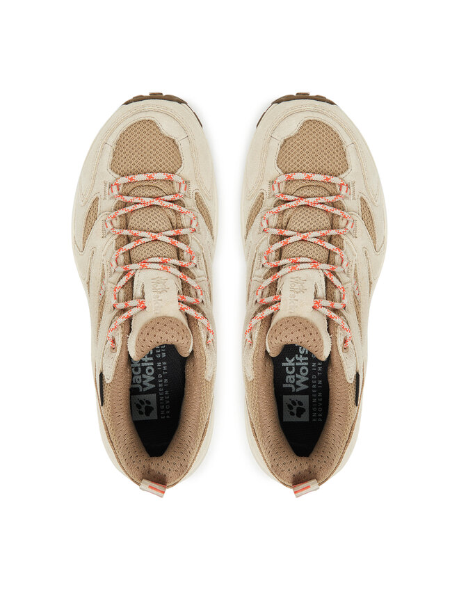 Jack Wolfskin Pārgājienu apavi Jack Wolfskin Vojo Tour Texapore Low A62069 Bēšs