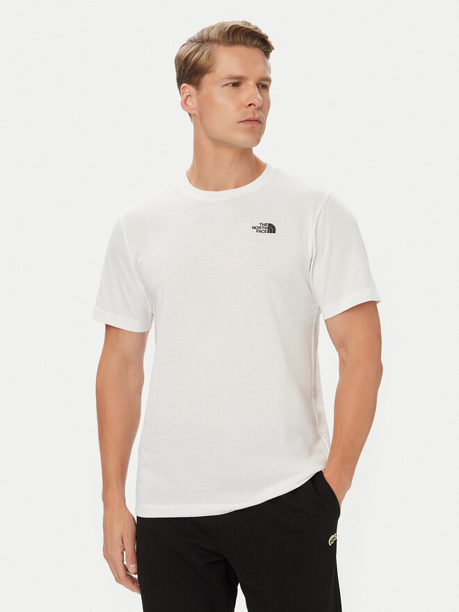 The North Face The North Face T-Shirt Evolution Simple Dome NF0A8CZ2 Weiß Regular Fit