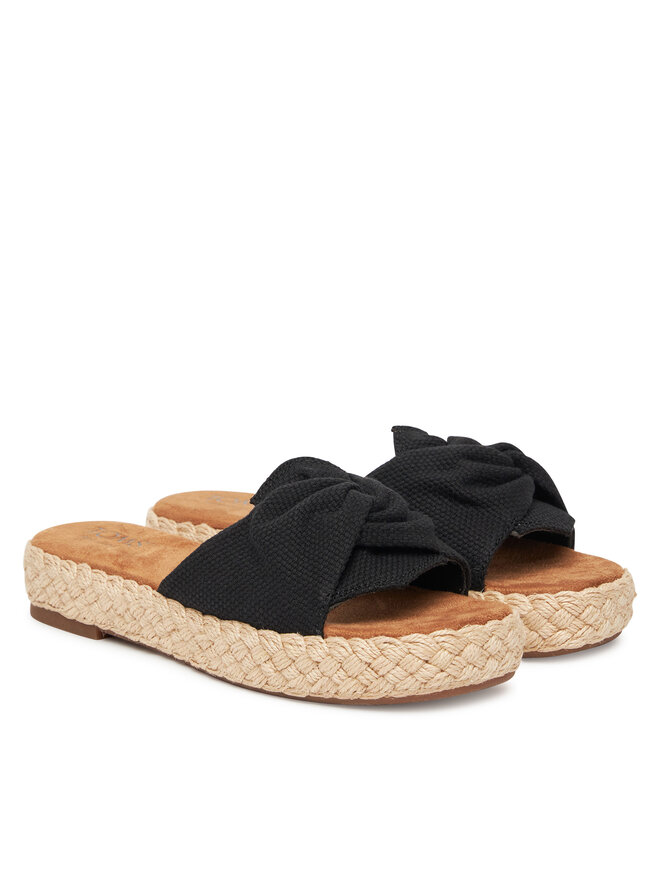 Toms Espadrile Toms Abby Slide 10021978 Crna