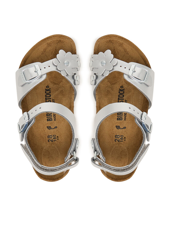 Birkenstock Босоніжки Birkenstock Rio As Flowers 1031702 S Срібний