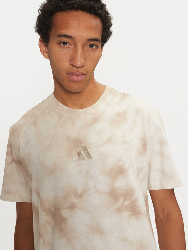 adidas adidas Marškinėliai ALL SZN Wash IY6589 Smėlio Regular Fit