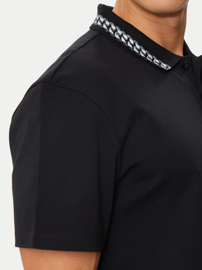 HUGO Hugo Poloshirt Doucano 50510036 Schwarz Regular Fit