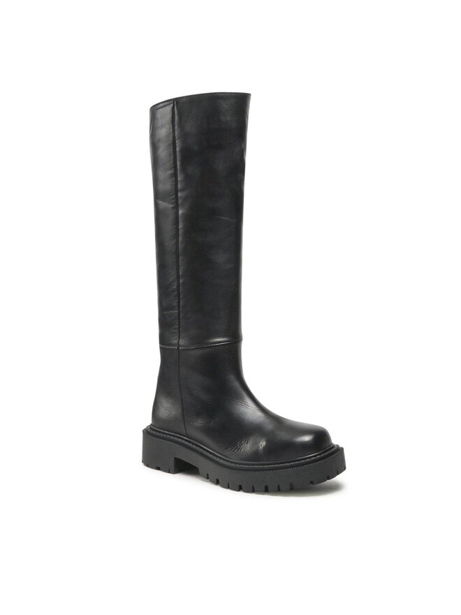 Simple Botas altas Simple SL-18-02-000051 Negro