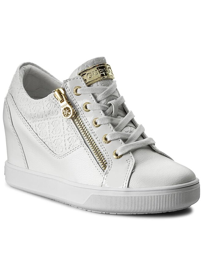 Sneakers Guess Finna FLFIN3 LEA12 WeiB eschuhe