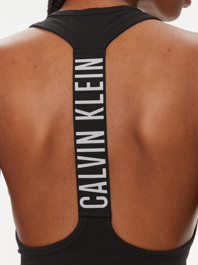 Calvin Klein Swimwear Calvin Klein Swimwear Felső KW0KW02481 Fekete Slim Fit