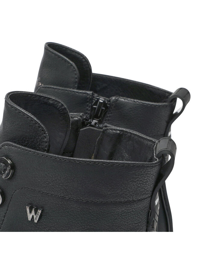 Wrangler Schnürschuhe Wrangler Courtney Lace WL22612A Schwarz