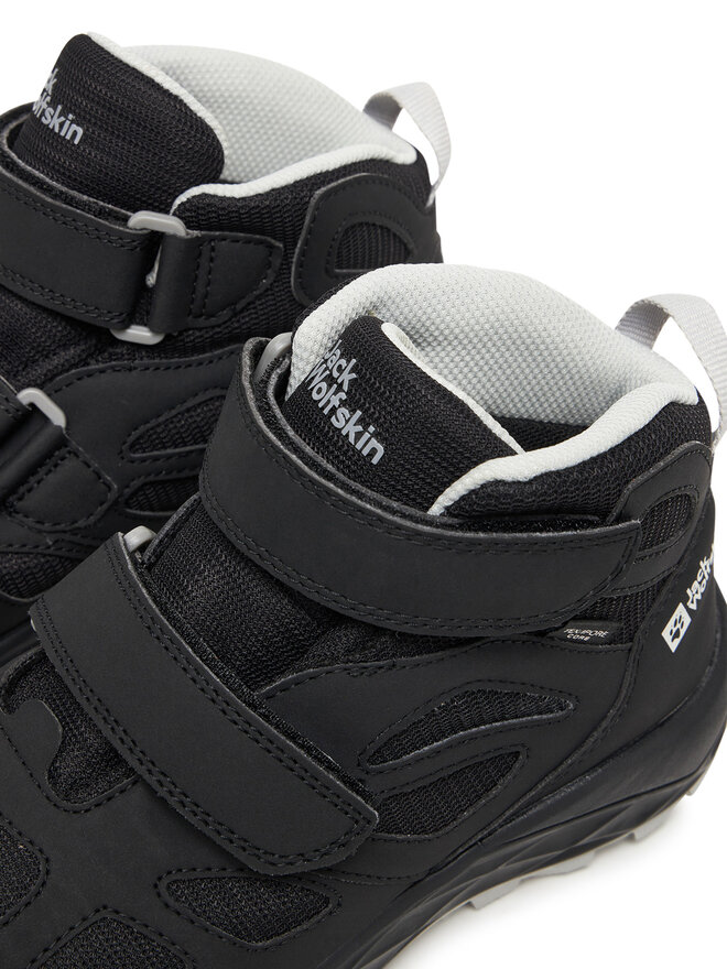 Jack Wolfskin Sneakersy Jack Wolfskin Woodland 2 Texapore Mid Vc A64865 Černá