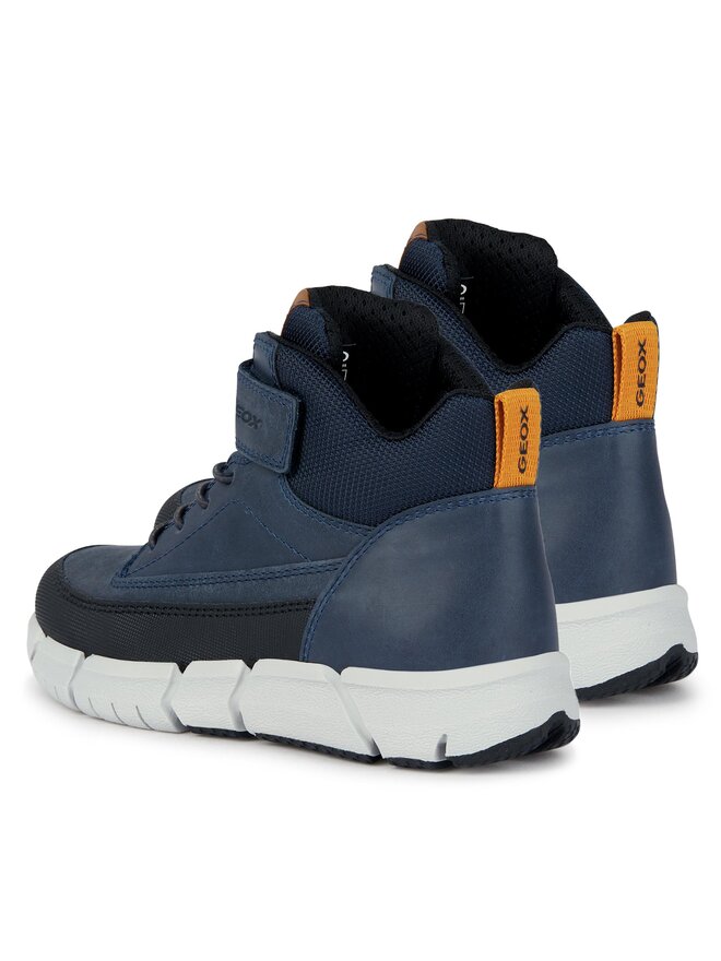 Geox Čižmy Geox J Flexyper Boy J369BA 0CLFU C4002 M Tmavomodrá