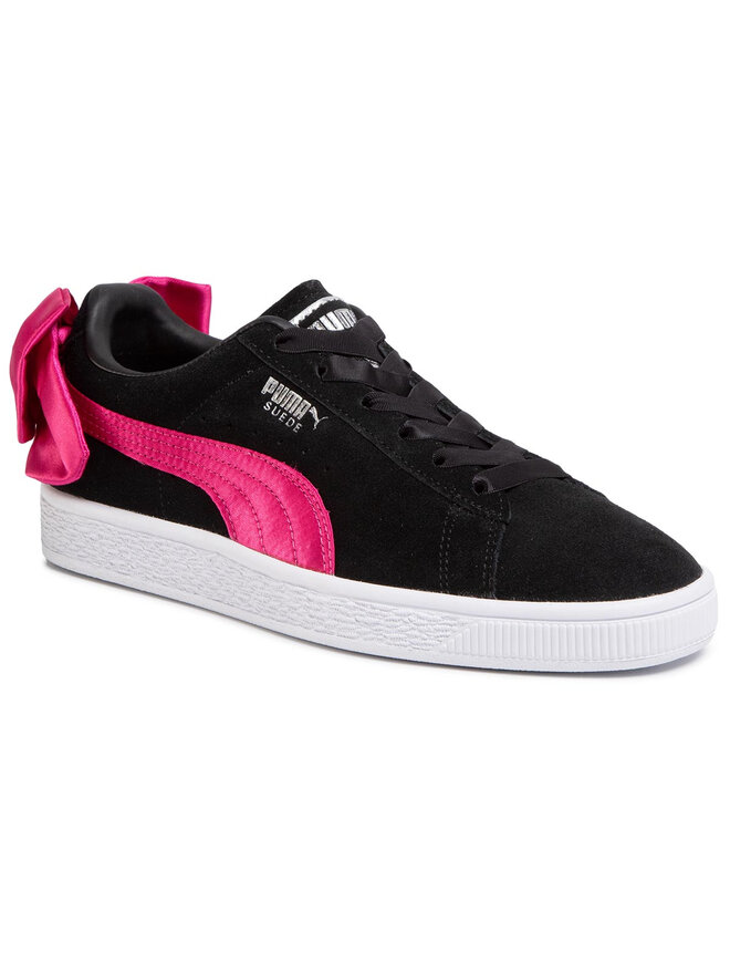 Puma suede bow schwarz outlet