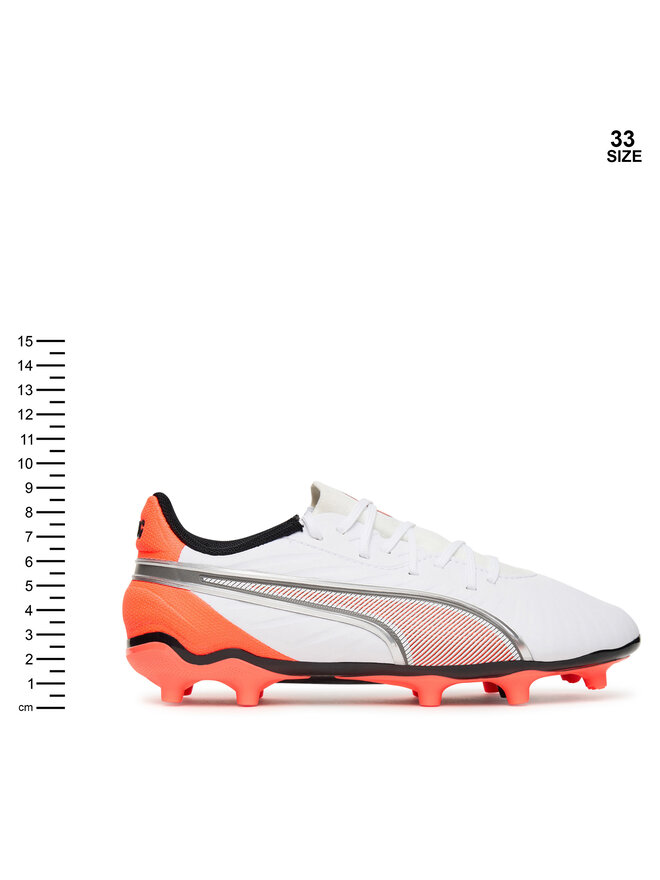 Puma Обувки за футбол Puma King Match Fg/Ag Jr 108837 01 Бял