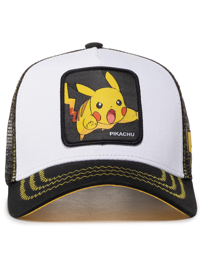 Capslab Czapka z daszkiem Capslab Pokemon Pikachu CL/PKM2/1/PIK5 Biały