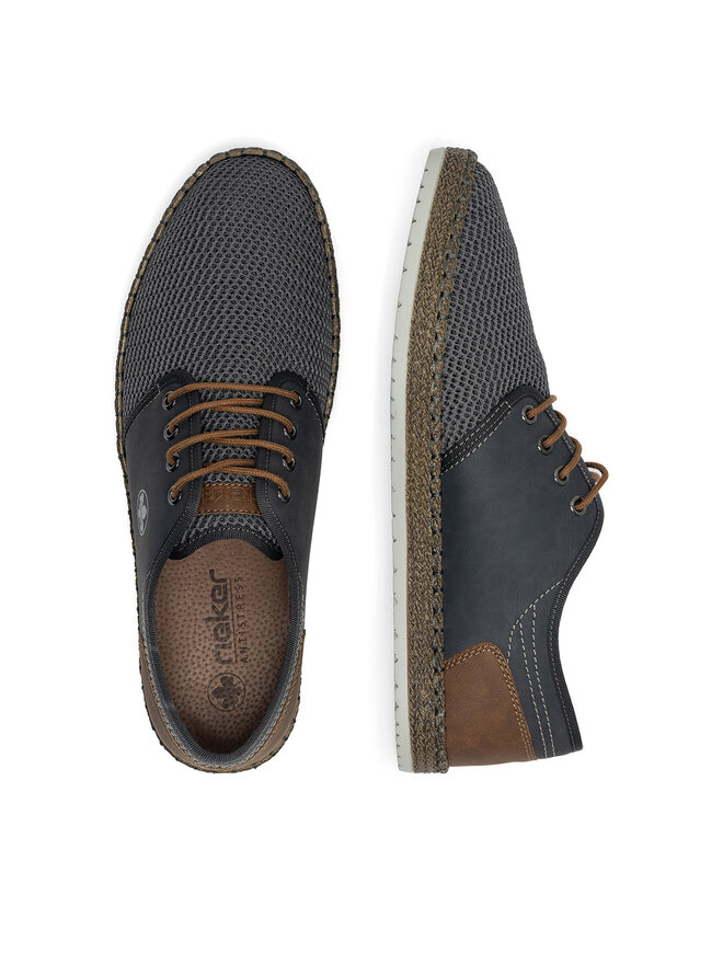 Rieker Polobotky Rieker B5249-45 Šedá