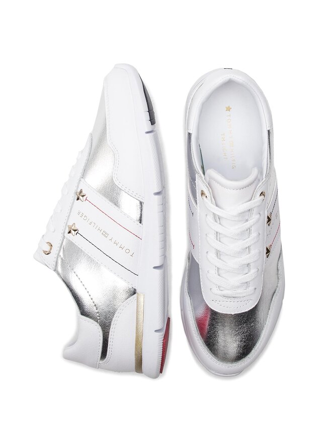 Sneakers Tommy Hilfiger Tommy Essential Leather Sneaker FW0FW03688 Blanc chaussures