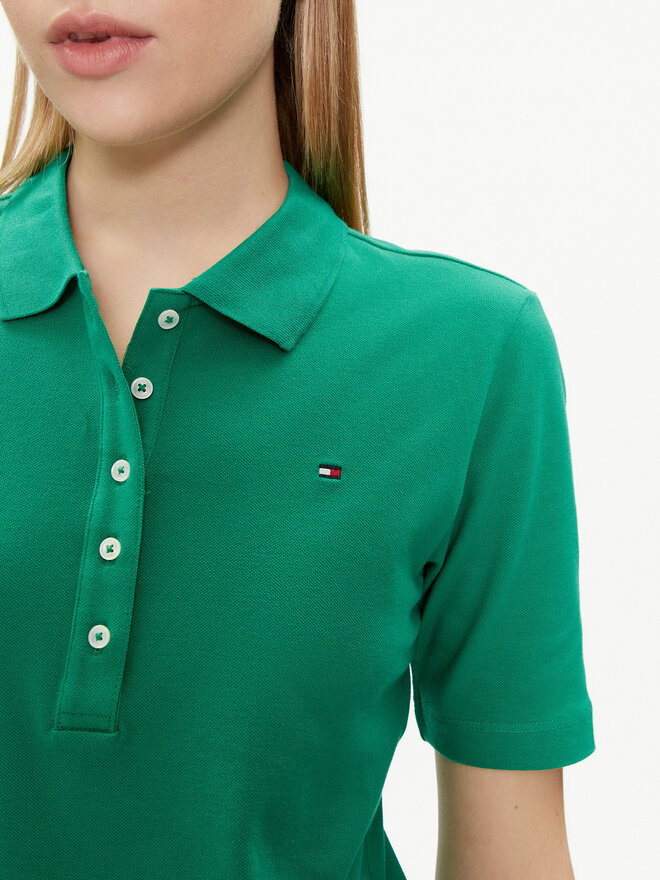 Tommy Hilfiger Tommy Hilfiger Poloshirt 1985 WW0WW37820 Grün Regular Fit
