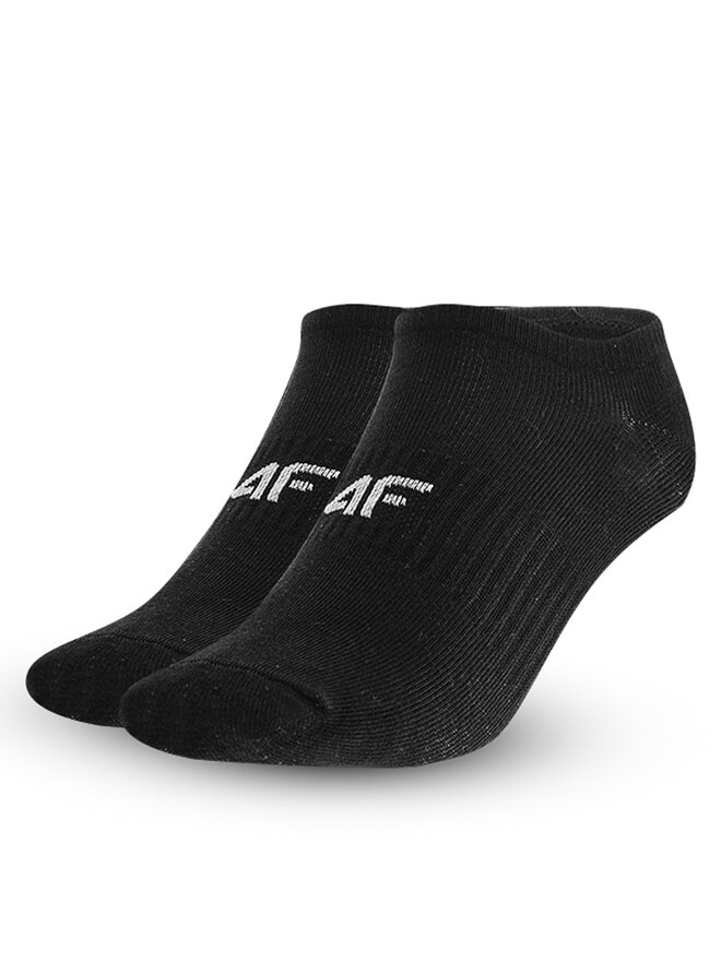 4F Набір 3 пар низьких дитячих шкарпеток 4F 4FJWSS24USOCU255 Чорний