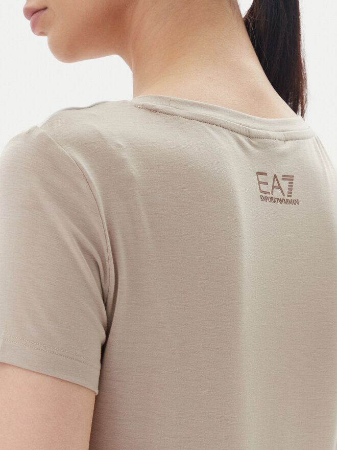 EA7 Emporio Armani EA7 Emporio Armani Camiseta 7W000274 AF12945 U6155 Beis Slim Fit