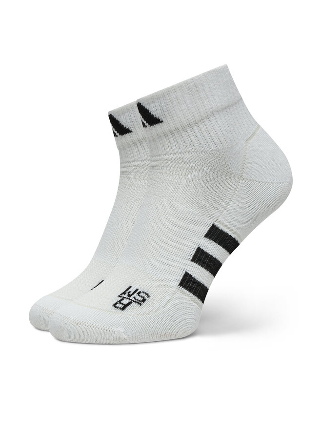 adidas Skarpety wysokie unisex adidas Performance Light Mid-Cut Socks 3 Pairs HT3445 Biały
