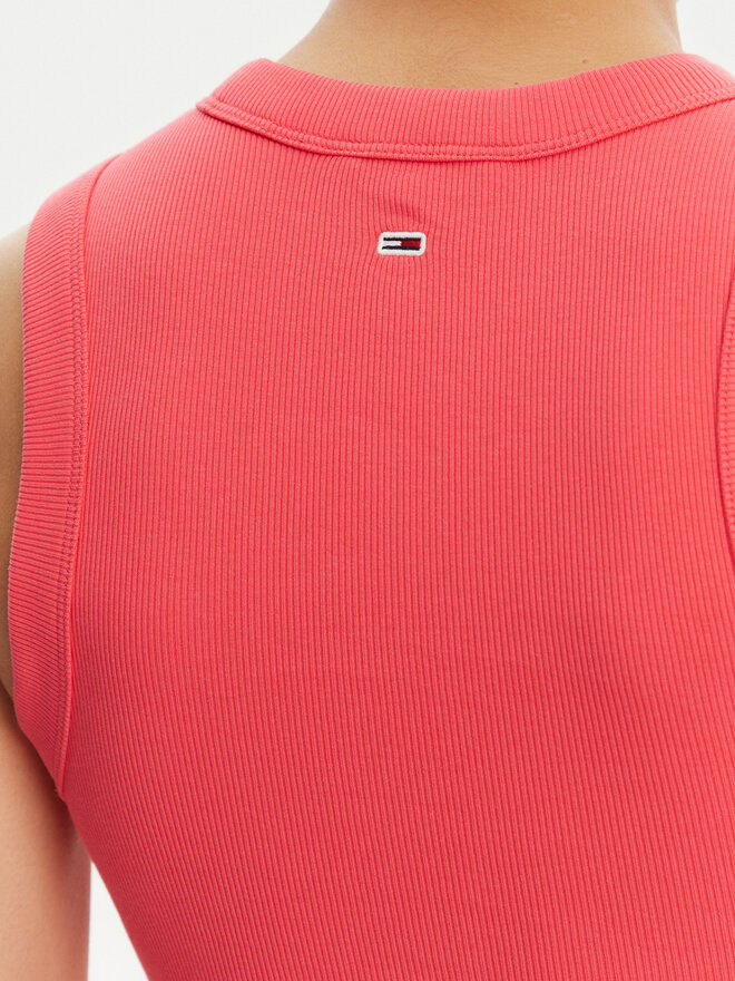 Tommy Jeans Tommy Jeans Top DW0DW21339 Rosa Slim Fit