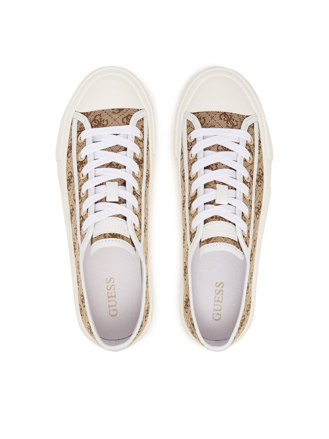 Guess Sneakers aus Stoff Guess FLJCR2 FAL12 Braun