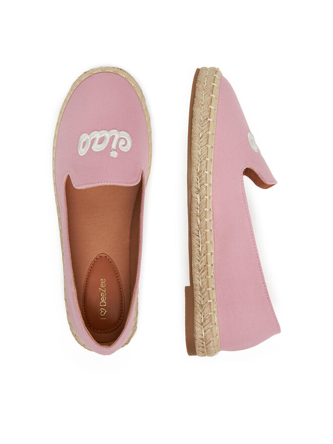 DeeZee Espadrilles DeeZee 8-266-3 Rozā