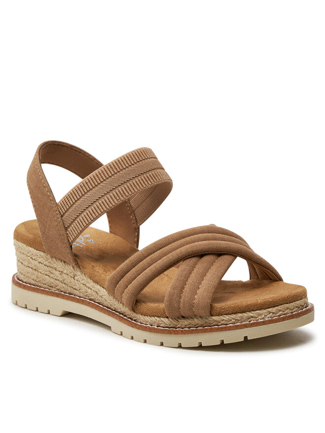 Skechers Espadryle Skechers Desert Chill-Sweet Crossing 114685/TAN Brązowy